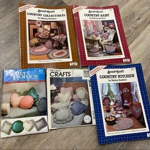 Vintage 1988 Braid Craft, Craft Books! With Pattern Envelope's!